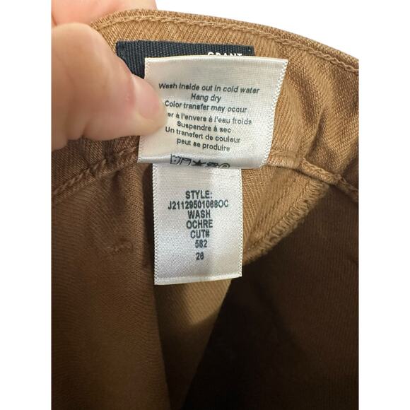 Veronica Beard grant wide-leg high rise ochre jean size 26/2 $268 - Picture 5 of 6